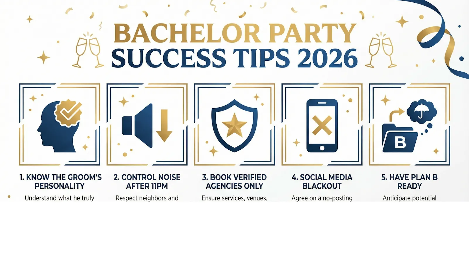 מה כדאי לזכור מארגון מסיבות רווקים